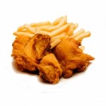 Fried Chicken with Chips